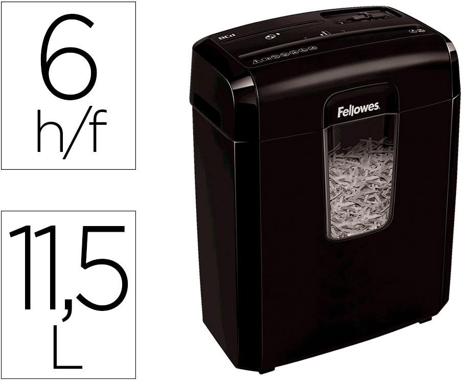 Destruidora De Documentos Lx - 25M Capacidade 6F Seguranca P4 Cesto 11,5L - FELLOWES