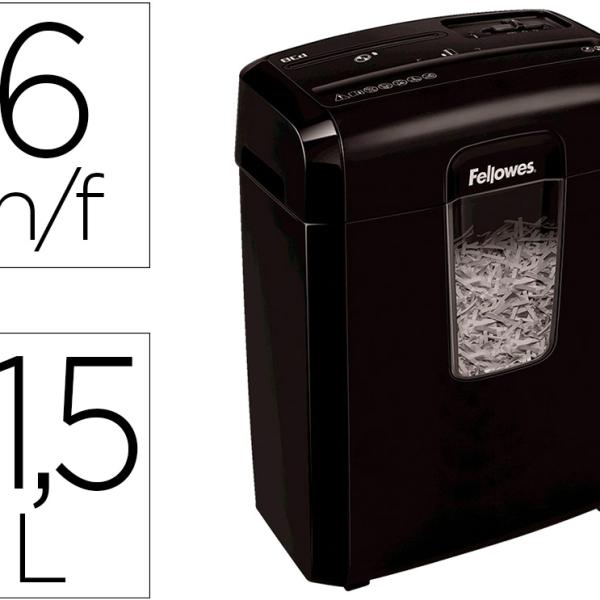 Destruidora De Documentos Lx - 25M Capacidade 6F Seguranca P4 Cesto 11,5L - FELLOWES