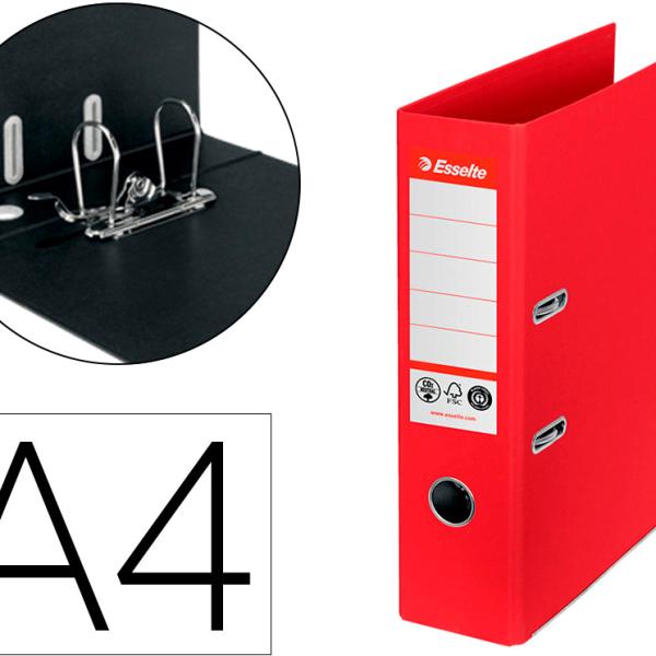 Pasta De Arquivo De Alavanca N1 Co2 Neutral Din A4 Cartao Forrado Lombada 75 Mm - ESSELTE