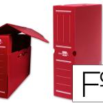 Caixa p/ Arquivo Definitivo Plastico Vermelho Medidas: 36X26X10cm