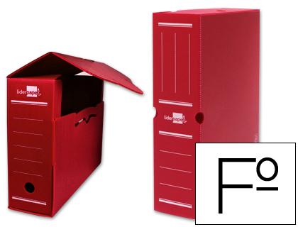 Caixa p/ Arquivo Definitivo Plastico Vermelho Medidas: 36X26X10cm