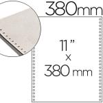 Papel Continuo, 380 mmx11'', Branco c/ 2500 Folhas, 1 Via
