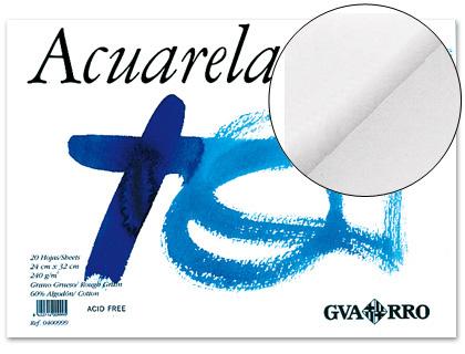 Bloco Desenho Aguarela Canson Colado 230X325mm 20F