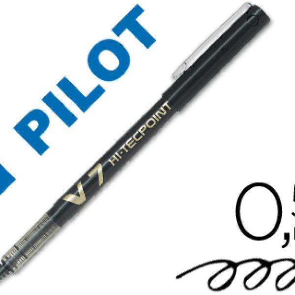 Marcador Pilot Ponta Fina V - 7 Preto 0.7 mm