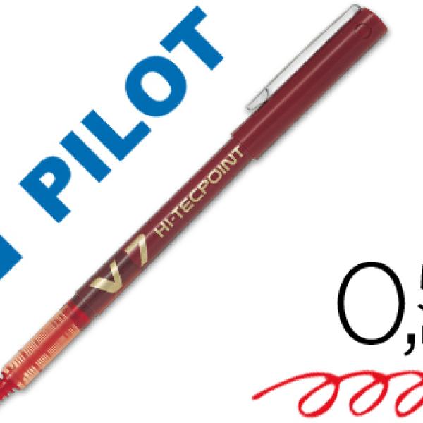 Marcador Pilot Ponta Fina V - 7 Vermelho 0.7 mm