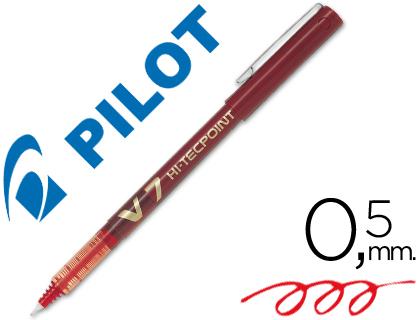 Marcador Pilot Ponta Fina V - 7 Vermelho 0.7 mm