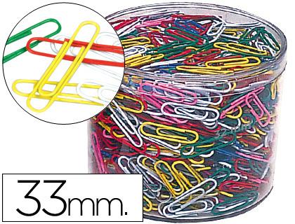 Clips N. 2 Cores Sortidas 33 mm Caixa 1000 Unidades