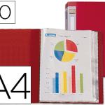 Capa Catalogo Din A4 c/ 30 Bolsas Vermelha