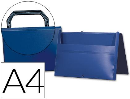 Pasta Porta Documentos Beautone Polipropileno Din A4 Azul - Com Asa