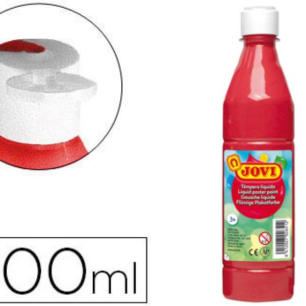 Guache Escolar Jovi 500 ml Vermelhao