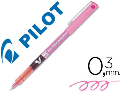 Marcador Pilot Ponta Fina V - 5 Rosa 0.5 mm