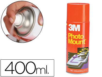 Cola Spray 3M Photo Mount Adesiva Permanente Embalagem de 400 ml