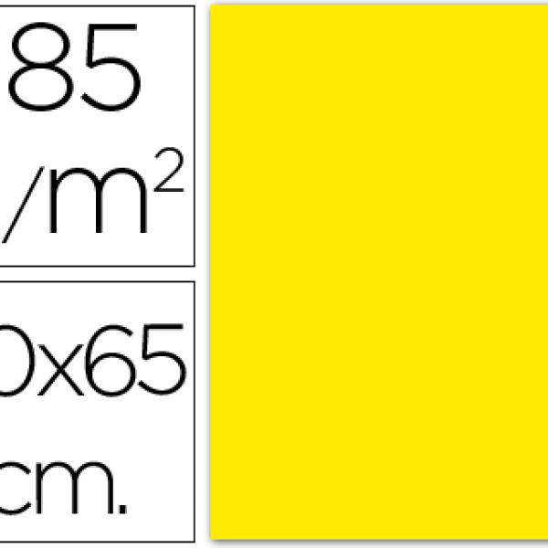 Cartolina Guarro 185 Gr 50X65 cm Amarelo Canario