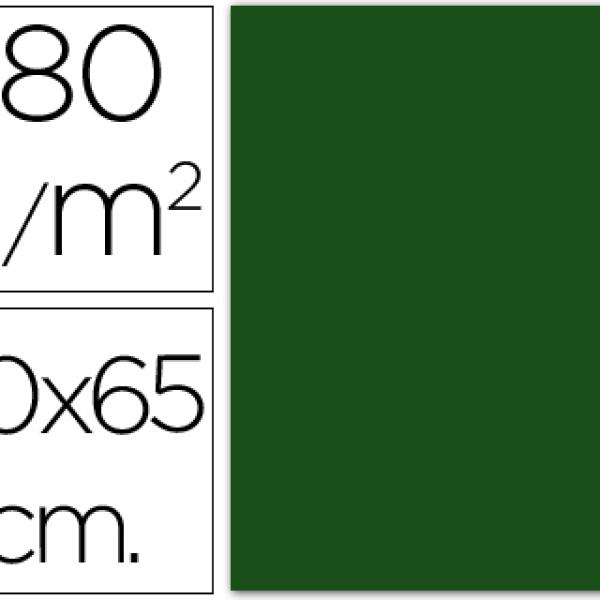 Cartolina Guarro 185 Gr 50X65 cm Verde Escuro