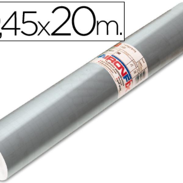 Rolo Adesivo Aironfix Prata Especial Rolo de 20 Mt