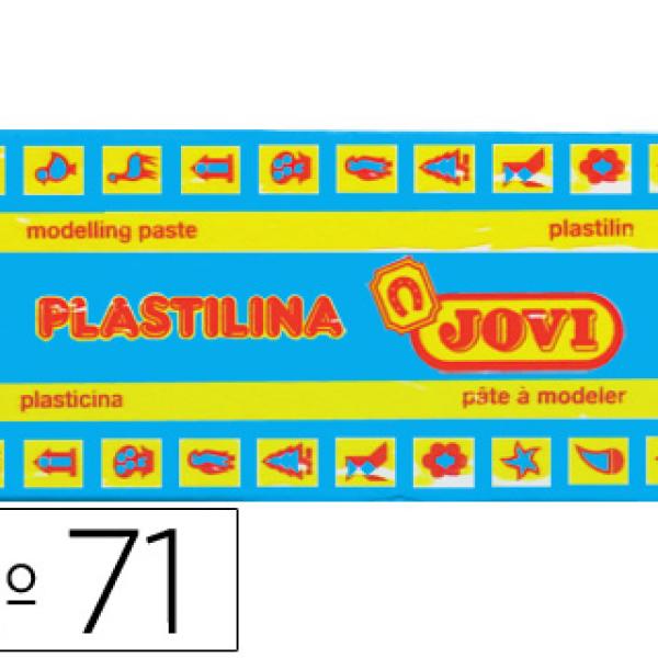 Plasticina Jovi 71 Media 150 Gr Azul Claro