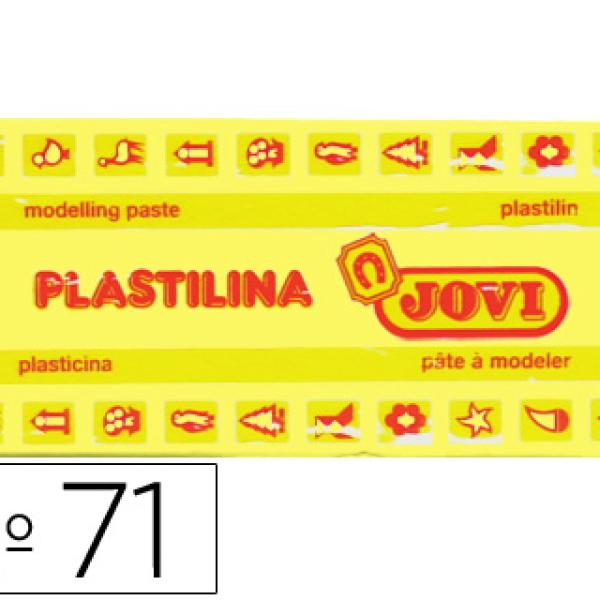 Plasticina Jovi 71 Media 150 Gr Amarelo Claro
