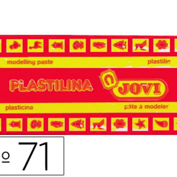 Plasticina Jovi 71 Media 150 Gr Vermelho
