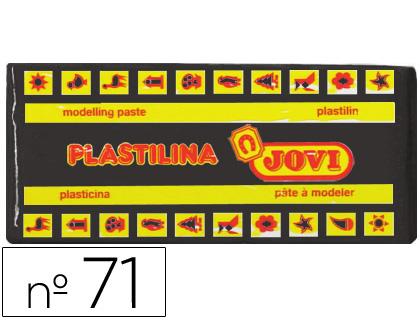 Plasticina Jovi 71 Media 150 Gr Preto