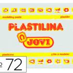 Plasticina Jovi 72 Grande 350 Gr Branco