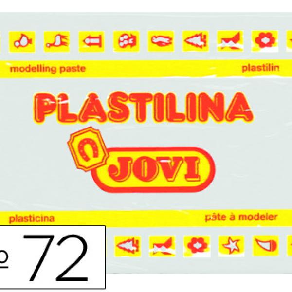 Plasticina Jovi 72 Grande 350 Gr Branco