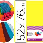 Papel Seda 52 X 76 cm 18 Gr Amarelo (25 Folhas)