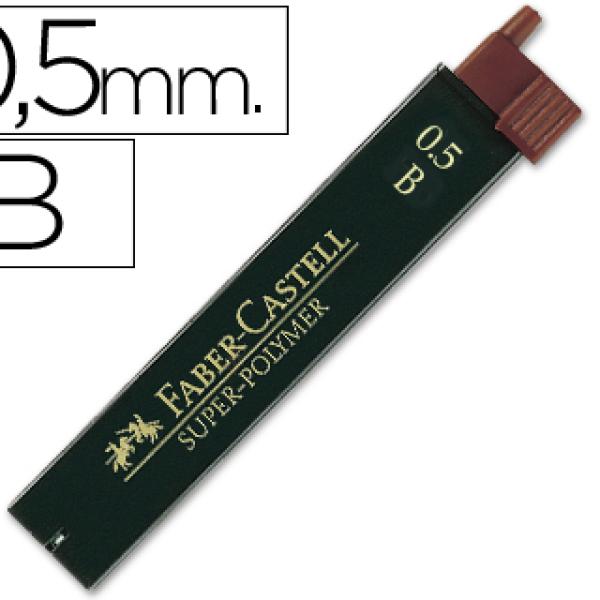Minas Faber - Castell Grafite 9065 0,5mm B Tubo 12 Minas