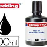 Tinta Permanente p/ Marcador Edding T - 100 Preto (100ml)