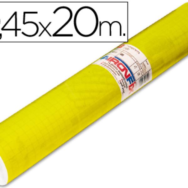 Rolo Adesivo Aironfix Amarelo Brilho Rolo de 20 Mt
