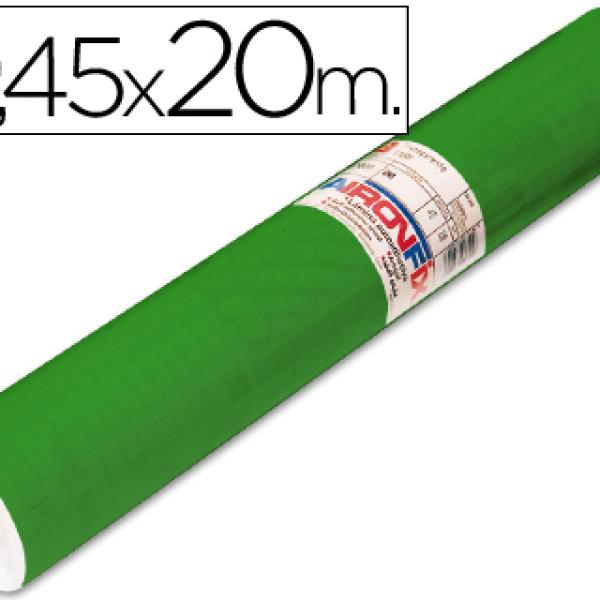 Rolo Adesivo Aironfix Verde Brilho Rolo de 20 Mt