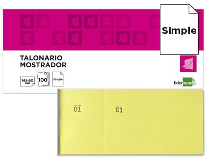 Blocos de Taloes 1/3 Amarelo