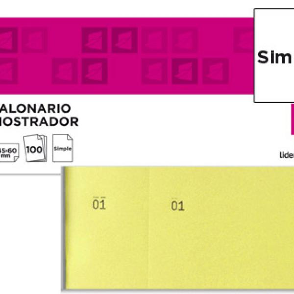 Blocos de Taloes 1/3 Amarelo