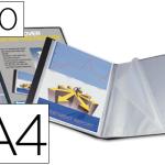 Capa Catalogo Din A4 c/ 20 Bolsas Preto