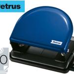 Furador Metalico Petrus 52, Capacidadee 20 Folhas Azul