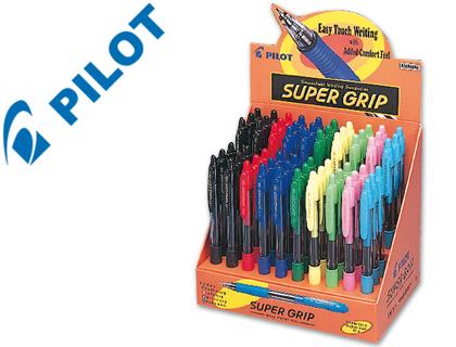 Caneta Pilot Super Grip Expositor 60 Unidades
