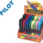 Caneta Pilot Super Grip Expositor 60 Unidades