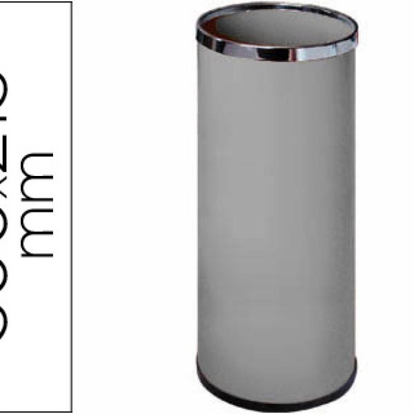 Porta Guarda Chuva Sie Metalico 301 Cinza Medida 50X21,5 cm Aros Cromados