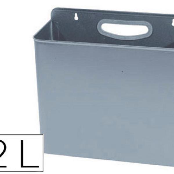 Cesto Sie Metalico 99 Cinza de Parede 45X13X29 cm