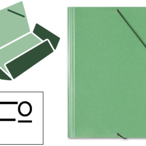 Pasta de Elasticos, Folio, Verde
