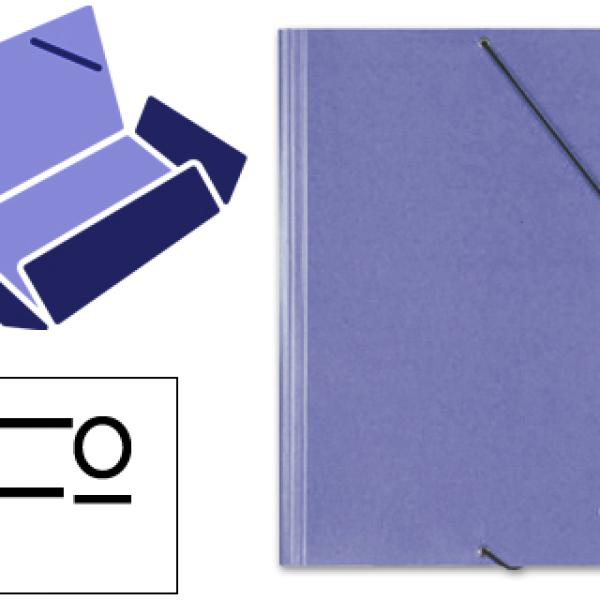 Pasta de Elasticos, Folio, Azul