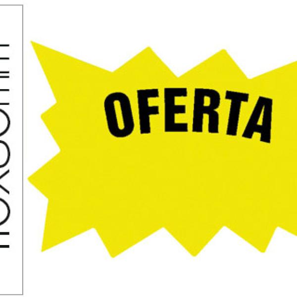 Etiqueta Cartolina Amarela 110X80Mm Para Marcar Precos Pack 50 Unidades