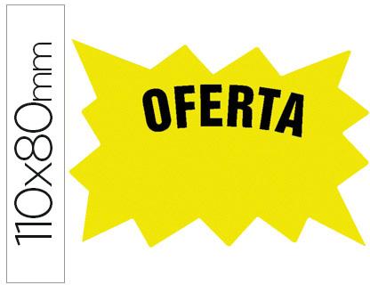 Etiqueta Cartolina Amarela 110X80Mm Para Marcar Precos Pack 50 Unidades