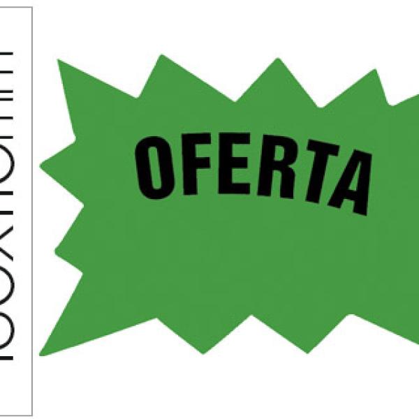 Etiqueta Cartolina Verde 160X110Mmpara Marcar Precos Pack 50 Unidades