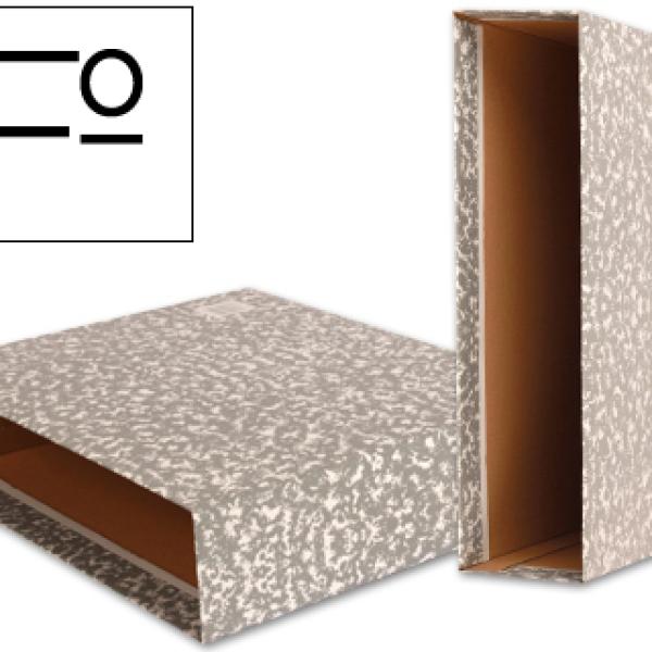 Caixa p/ Pasta de Arquivo Classic Red Folio Marmoreada Cinza