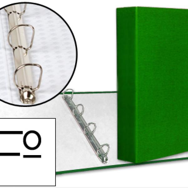 Capa Paper Coat 4 Aneis 40mm Forro PVC Folio Verde