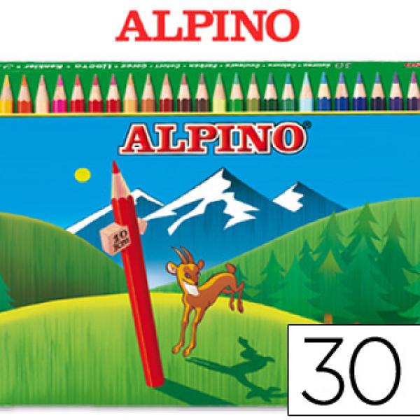 Lápis de Cores Alpino. 30 Unidades