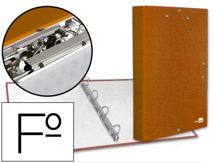 Capa 4 Aneis Frosty c/ Elasticos Aba e Mini - Clip Laranja