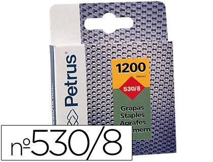 Agrafos Petrus Nº 530/8 p/ Cravadora Caixa de 1200 Unidades