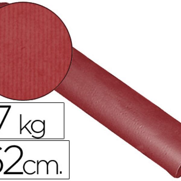 Papel Fantasia Impresma Kraft Liso Bordeaux 62 cm - 7 Kg