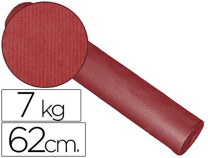 Papel Fantasia Impresma Kraft Liso Bordeaux 62 cm - 7 Kg